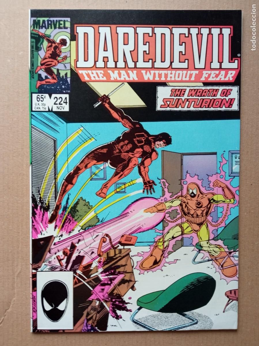 C&oacute;mics: Marvel Daredevil #224 1985 VF USA - Foto 1