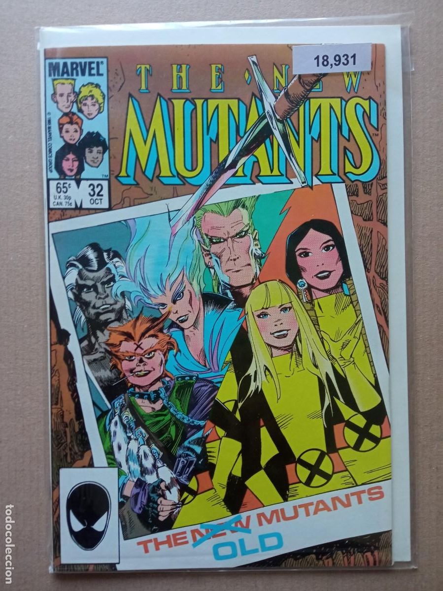 Comics : Marvel The New Mutants #32 1985 VF 1&ordf; app Madripoor USA