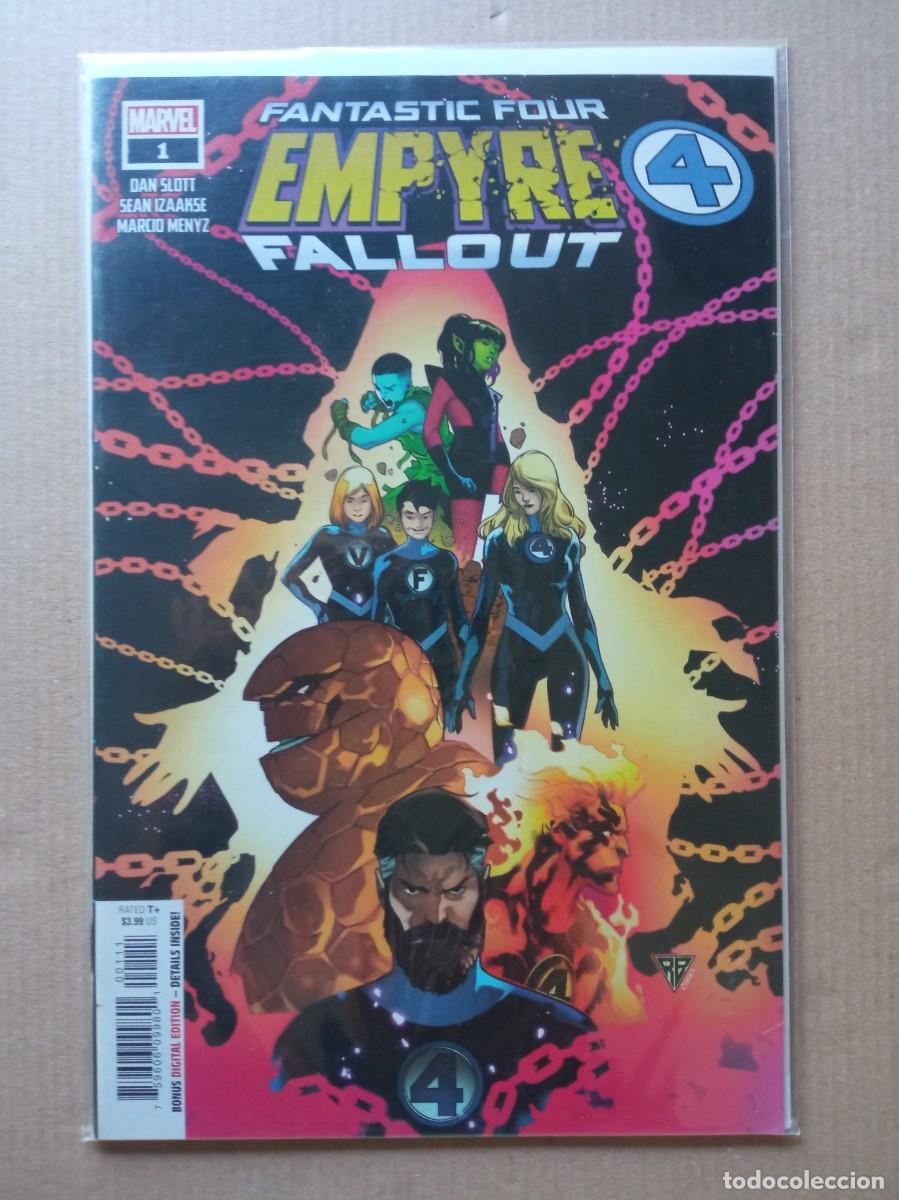 Comics : Marvel Empyre Fantastic Four Fallout Silva Variant 2020 NM Sin Leer USA