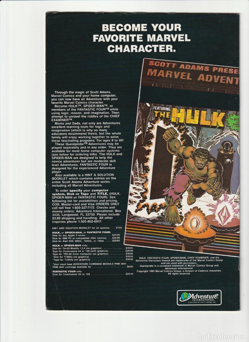 C&oacute;mics: Incredible Hulk 317 Marvel Comics 1986 En Ingles - Foto 2