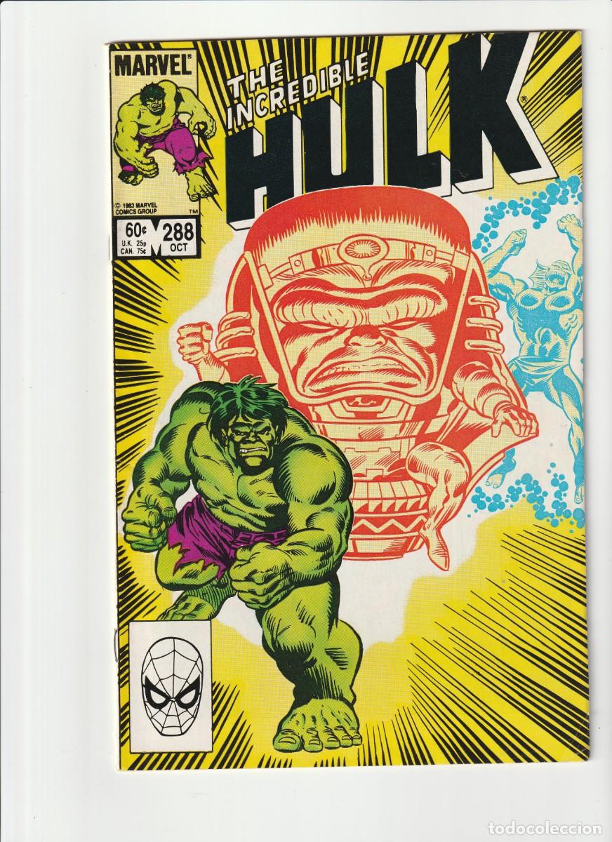 C&oacute;mics: Incredible Hulk 288 Marvel Comics 1983 En Ingles - Foto 1