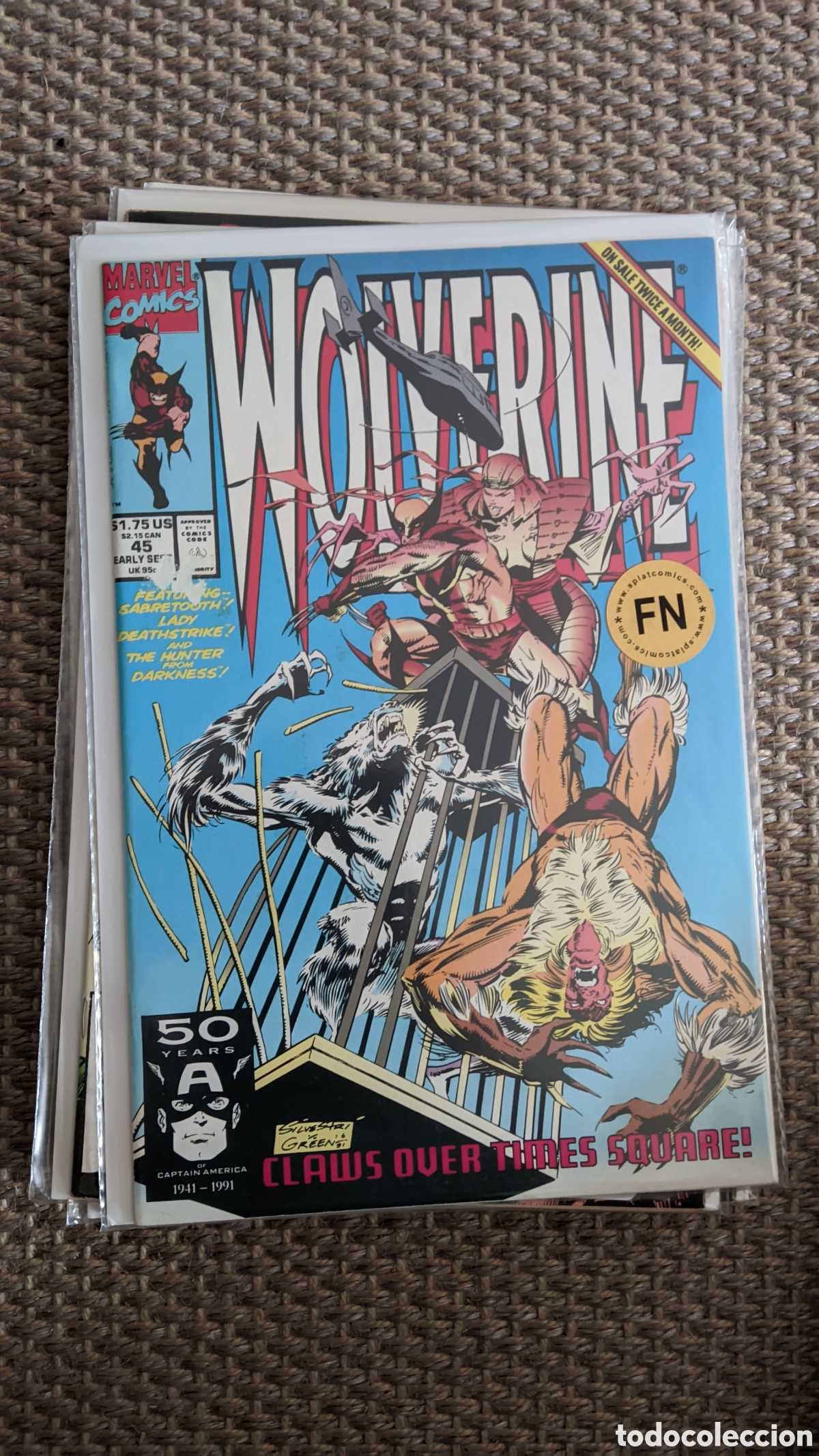 C&oacute;mics: Wolverine 45 Marvel 1991 - Foto 1