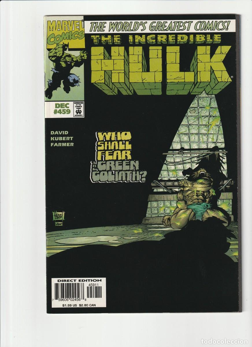 C&oacute;mics: The Incredible Hulk 459 Marvel Comics 1997 En Ingles - Foto 1
