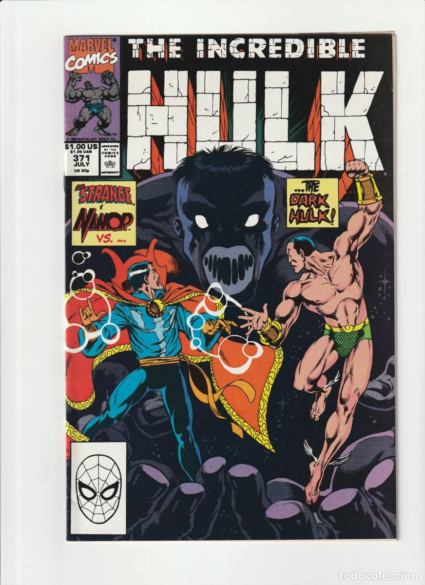C&oacute;mics: The Incredible Hulk 371 Marvel Comics 1990 En Ingles - Foto 1