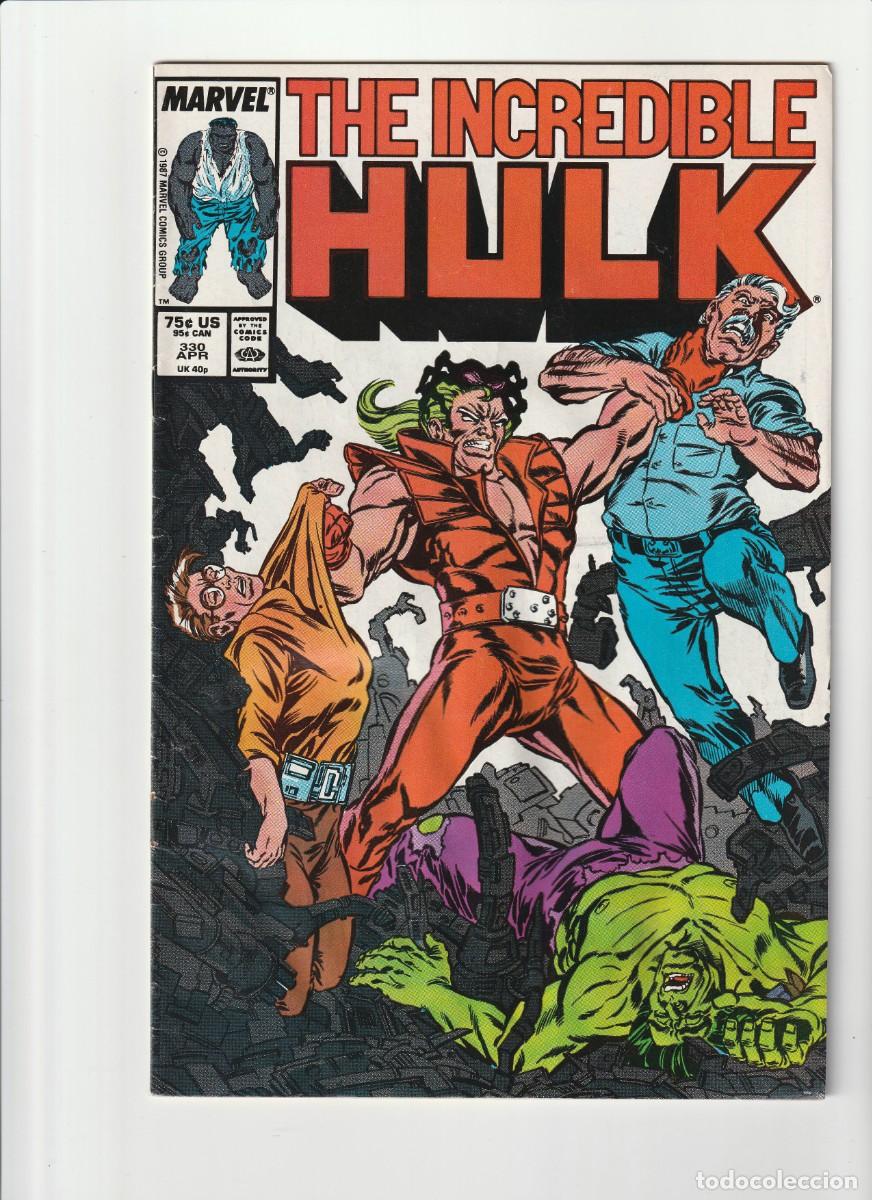 C&oacute;mics: The Incredible Hulk 330 Marvel Comics 1987 En Ingles Todd McFarlane - Foto 1