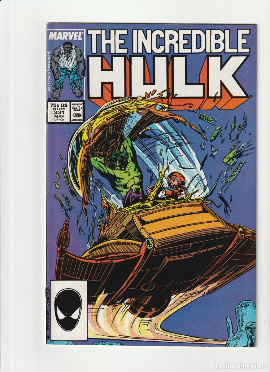 C&oacute;mics: The Incredible Hulk 331 Marvel Comics 1987 En Ingles Todd McFarlane - Foto 1