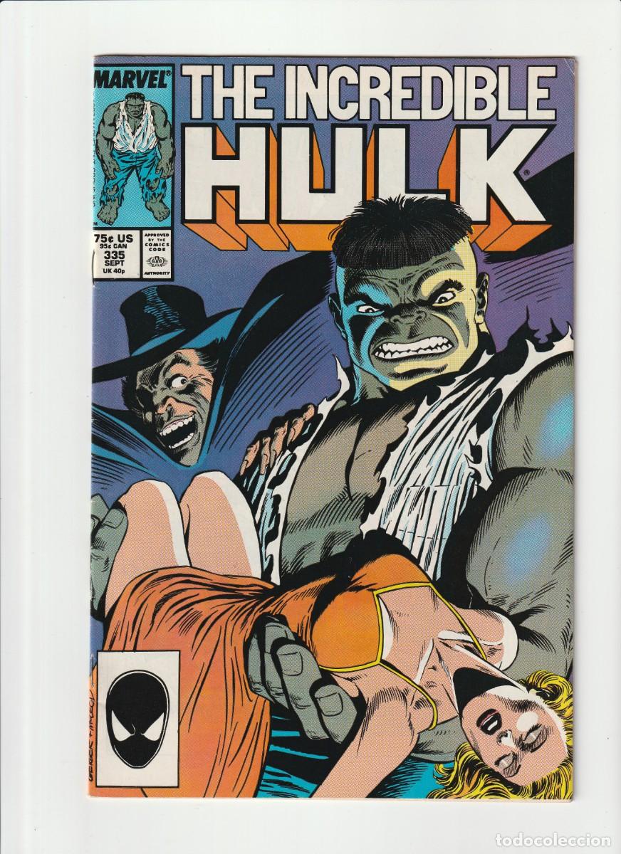 C&oacute;mics: The Incredible Hulk 335 Marvel Comics 1987 En Ingles - Foto 1