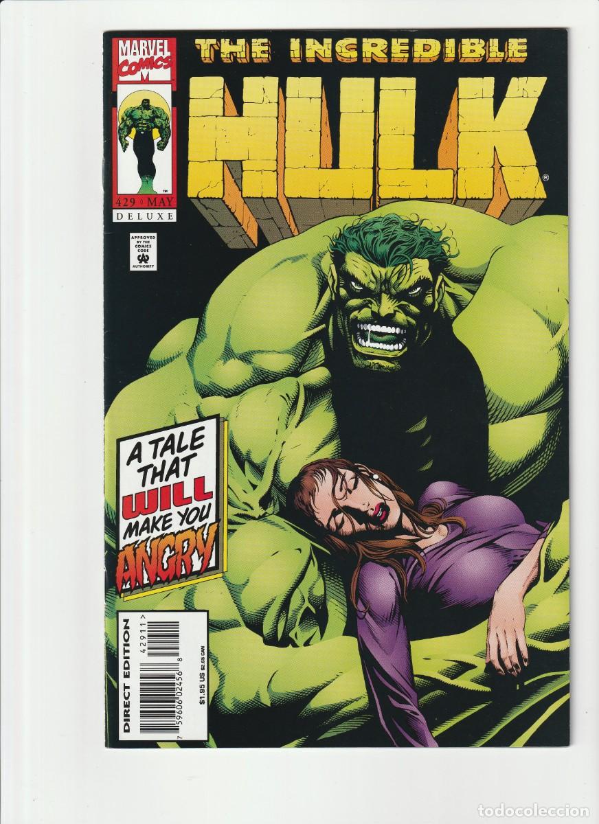 C&oacute;mics: The Incredible Hulk 429 Marvel Comics 1995 En Ingles - Foto 1