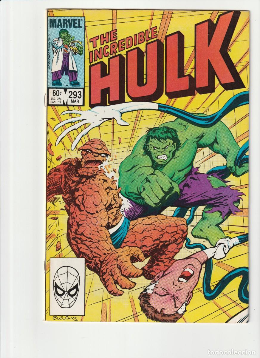 C&oacute;mics: Incredible Hulk 293 Marvel Comics 1984 En Ingles - Foto 1