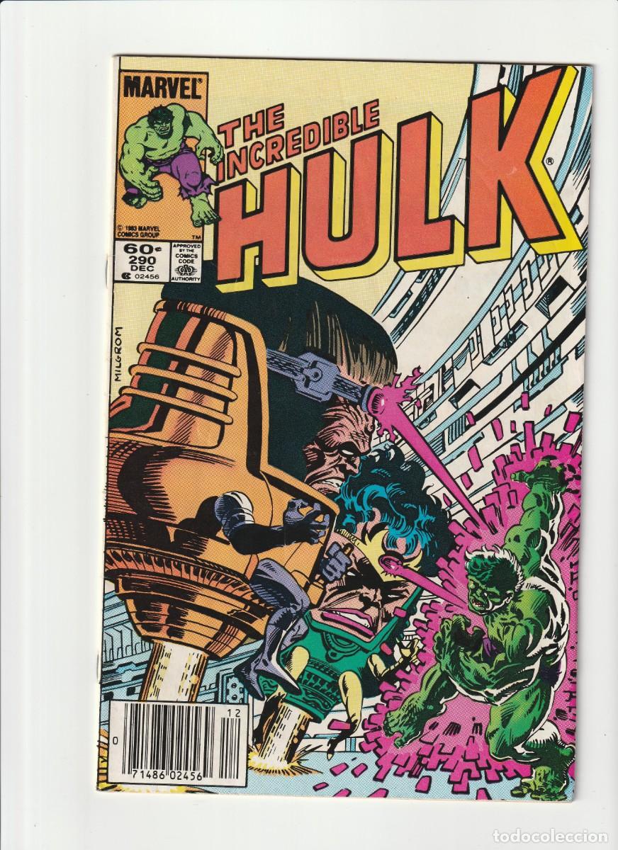 C&oacute;mics: Incredible Hulk 290 Marvel Comics 1983 En Ingles - Foto 1