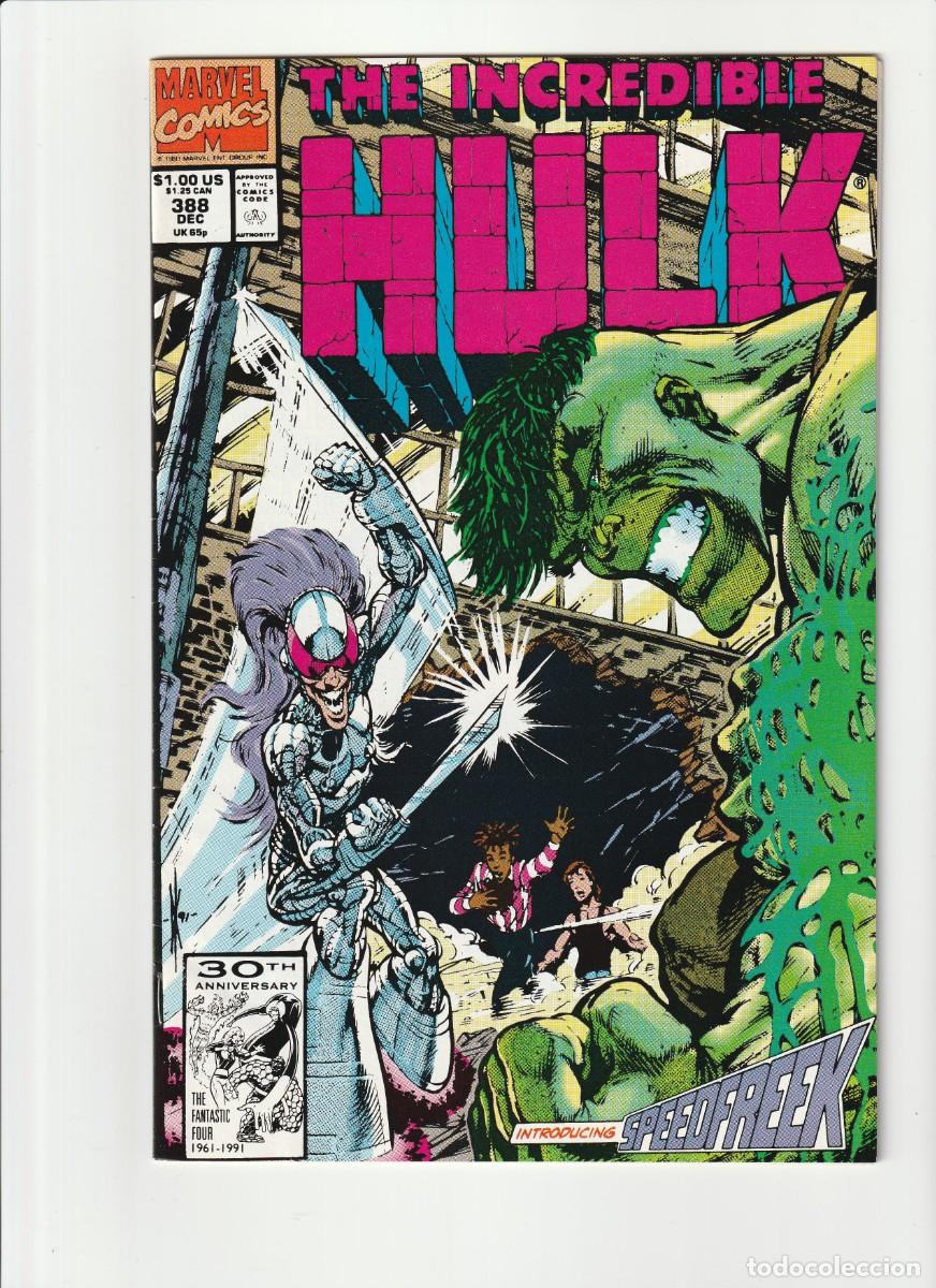 C&oacute;mics: Incredible Hulk 388 Marvel Comics 1991 En Ingles - Foto 1