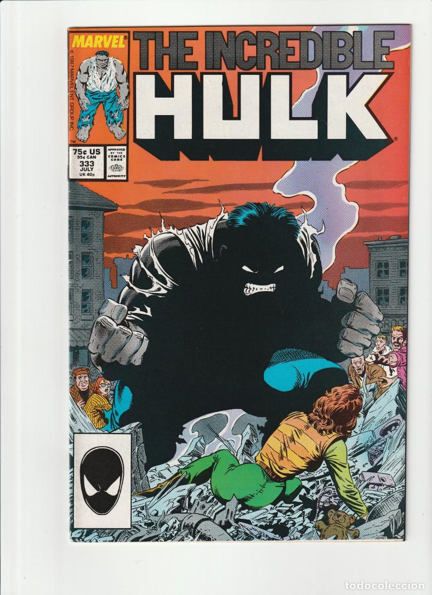 C&oacute;mics: Incredible Hulk 333 Marvel Comics 1987 En Ingles Todd McFarlane - Foto 1