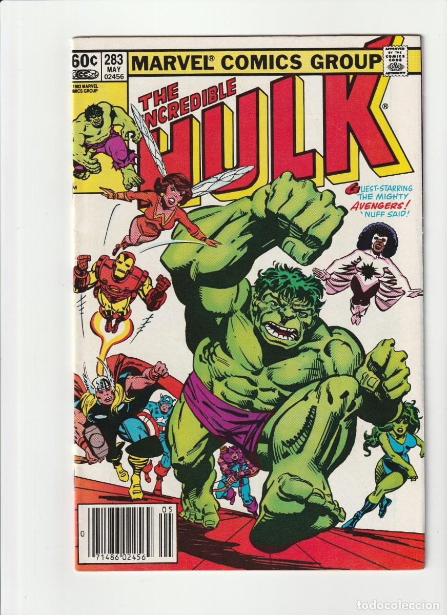 C&oacute;mics: Incredible Hulk 283 Marvel Comics 1983 En Ingles - Foto 1