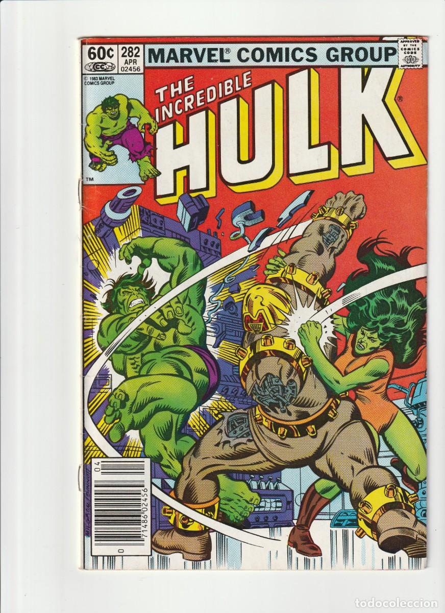 C&oacute;mics: Incredible Hulk 282 Marvel Comics 1983 En Ingles - Foto 1