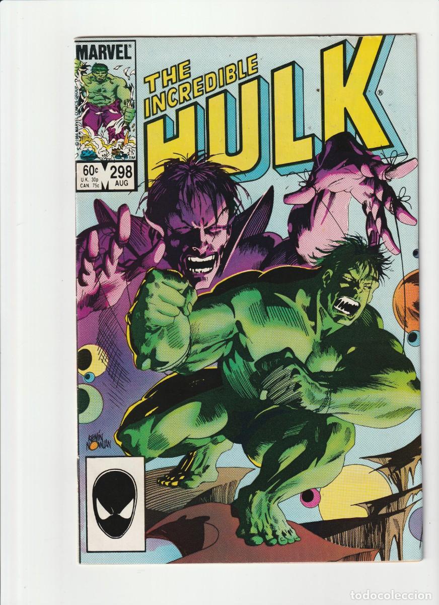 C&oacute;mics: Incredible Hulk 298 Marvel Comics 1984 En Ingles - Foto 1