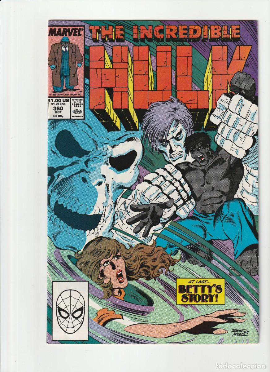 C&oacute;mics: Incredible Hulk 360 Marvel Comics 1989 En Ingles - Foto 1