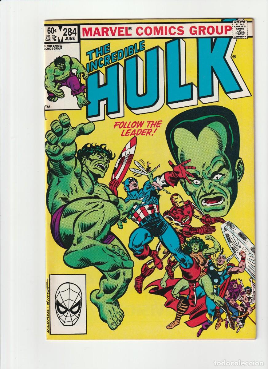 C&oacute;mics: Incredible Hulk 284 Marvel Comics 1983 En Ingles - Foto 1