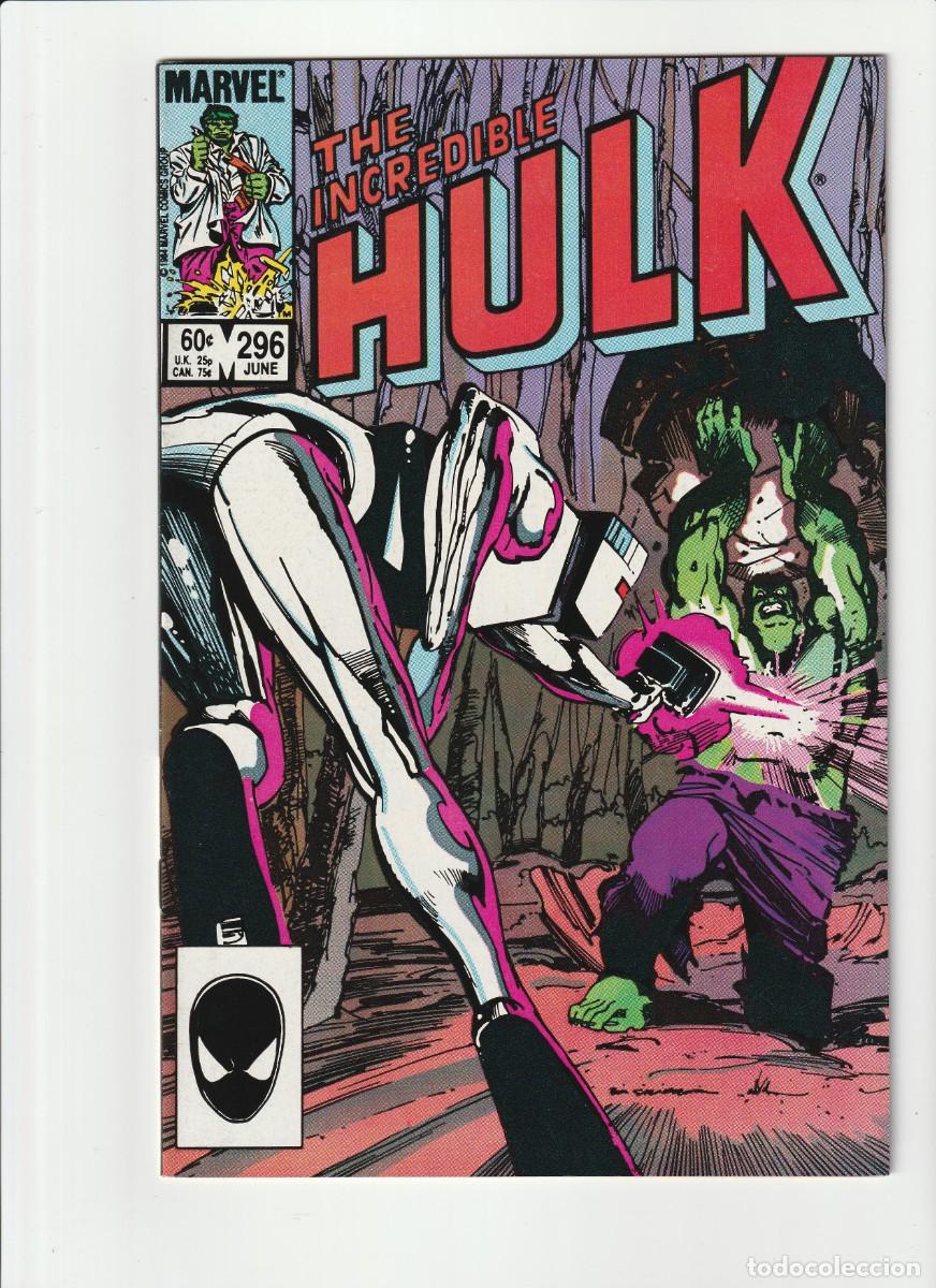 C&oacute;mics: Incredible Hulk 296 Marvel Comics 1984 En Ingles - Foto 1