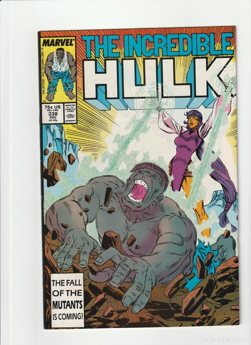 C&oacute;mics: Incredible Hulk 338 Marvel Comics 1987 En Ingles Tod Macfarlane - Foto 1