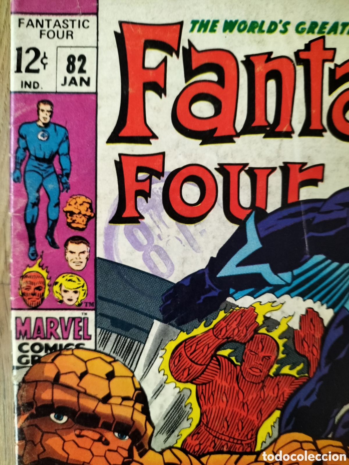C&oacute;mics: Fantastic Four 82 original enero 1969 - Foto 2