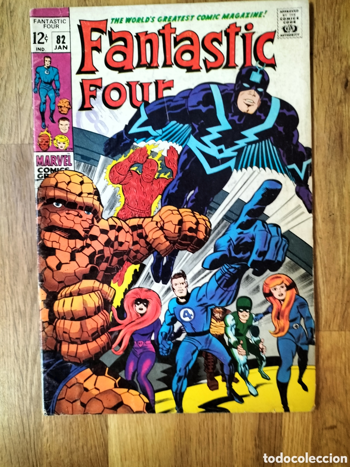 C&oacute;mics: Fantastic Four 82 original enero 1969 - Foto 1