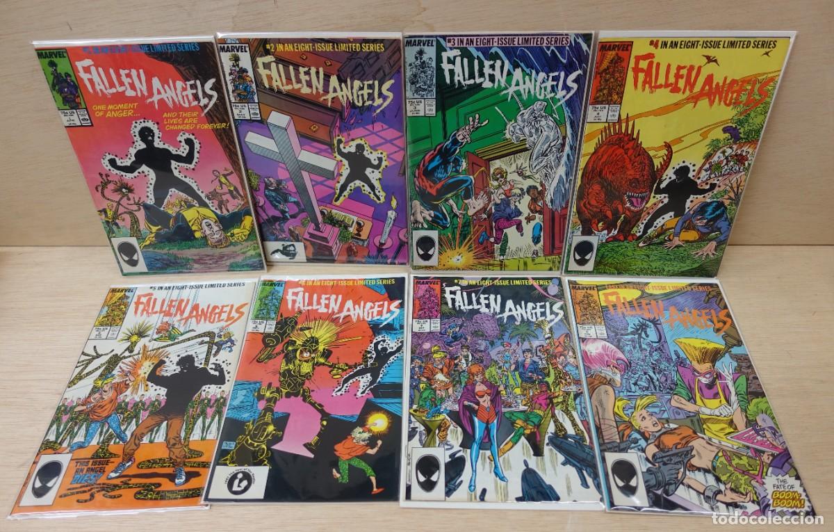 C&oacute;mics: FALLEN ANGELS. COMPLETA 8 N&Uacute;MEROS. MARVEL USA 1987. EN INGL&Eacute;S. - Foto 1