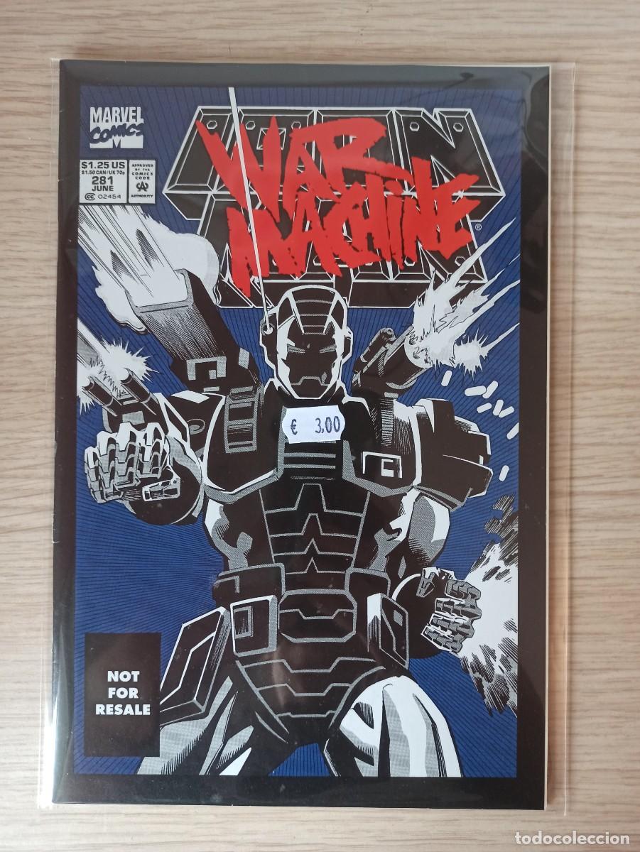 Comics: WAR MACHINE (Ed. Marvel Comics) N&ordm; 281 June (en ingl&eacute;s original)