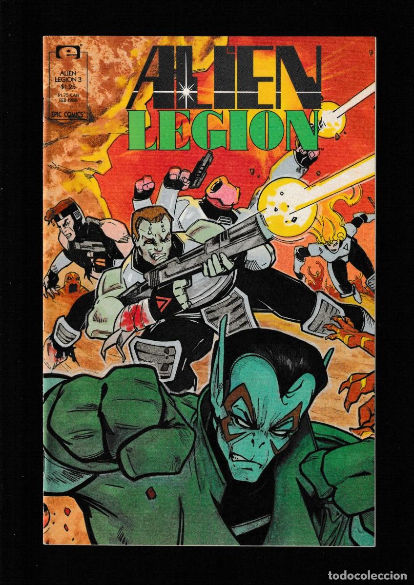 C&oacute;mics: ALIEN LEGION 3 - MARVEL EPIC 1988 VFN - Foto 1
