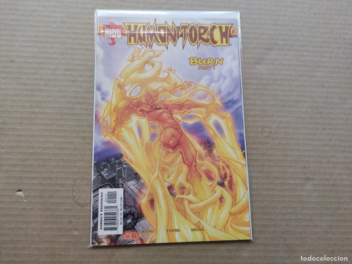 C&oacute;mics: HUMAN TORCH N&ordm; 1 BURN (MARVEL) USA JUN 2003. FINE - Foto 1