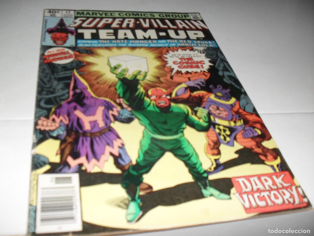 Comics: (EN INGLES) SUPER-VILLAIN TEAM-UP 17,ULTIMO N&ordm;,CON CRANEO ROJO,NO REEDITADO,A&Ntilde;OS 70