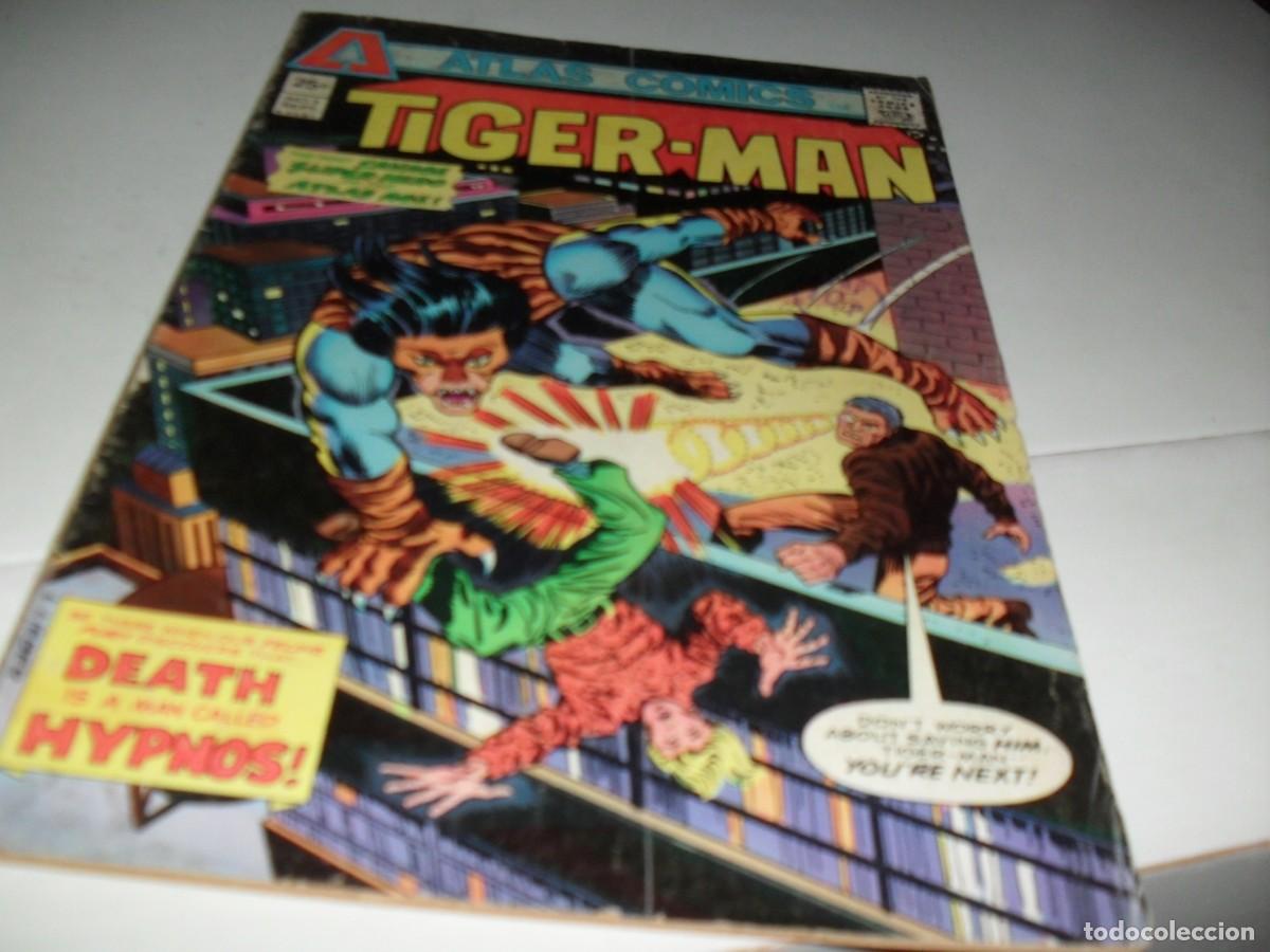 Comics: (EN INGLES)ATLAS COMCIS TIGER-MAN N&ordm; 3,DE STEVE DIKTO,NO REEDITADO,A&Ntilde;O 1980
