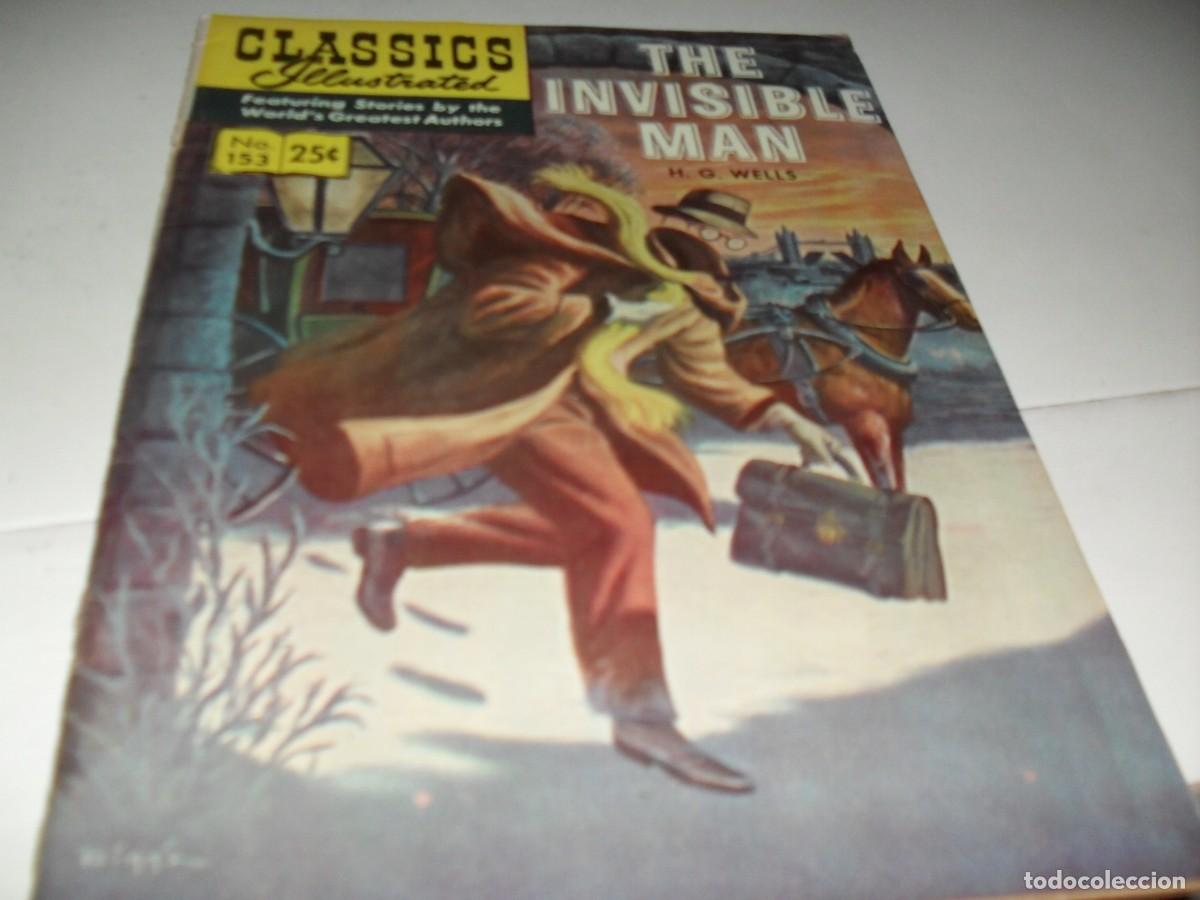 Comics: (EN INGLES) GILBERTON COMPANY:CLASSICS ILLUSTRATED 153 THE INVISIBLE MAN.,NO REEDITADO,A&Ntilde;O 1971