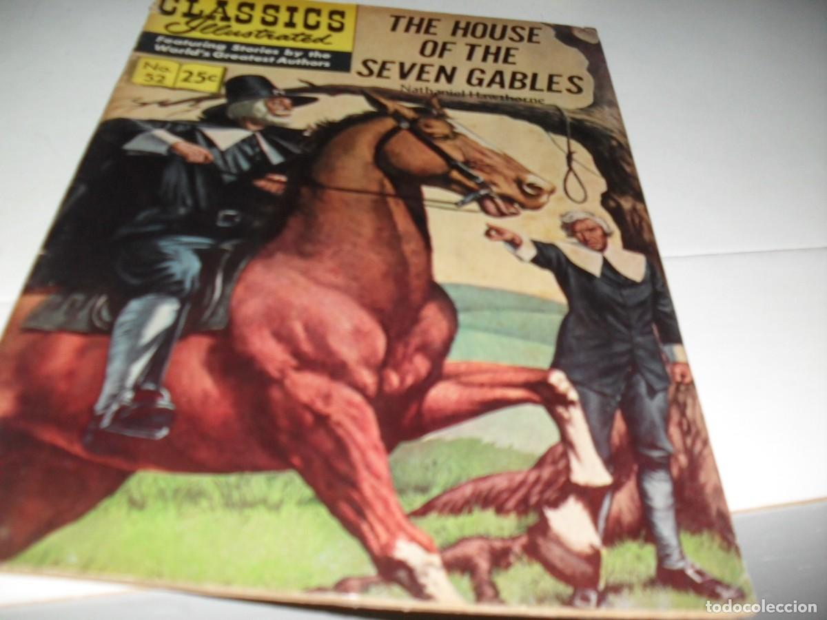 Comics: (EN INGLES) GILBERTON COMPANY:CLASSICS ILLUSTRATED 52 HOUSE OF THE 7 GABLES,NO REEDITADO,1968
