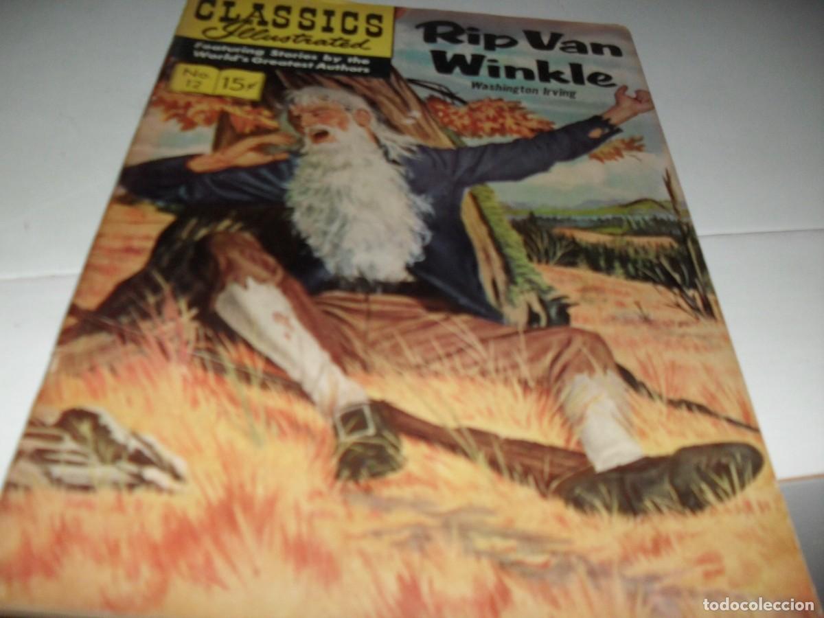 Comics: (EN INGLES) GILBERTON COMPANY:CLASSICS ILLUSTRATED 12 RIOP VAN WINKLE,NO REEDITADO,1965