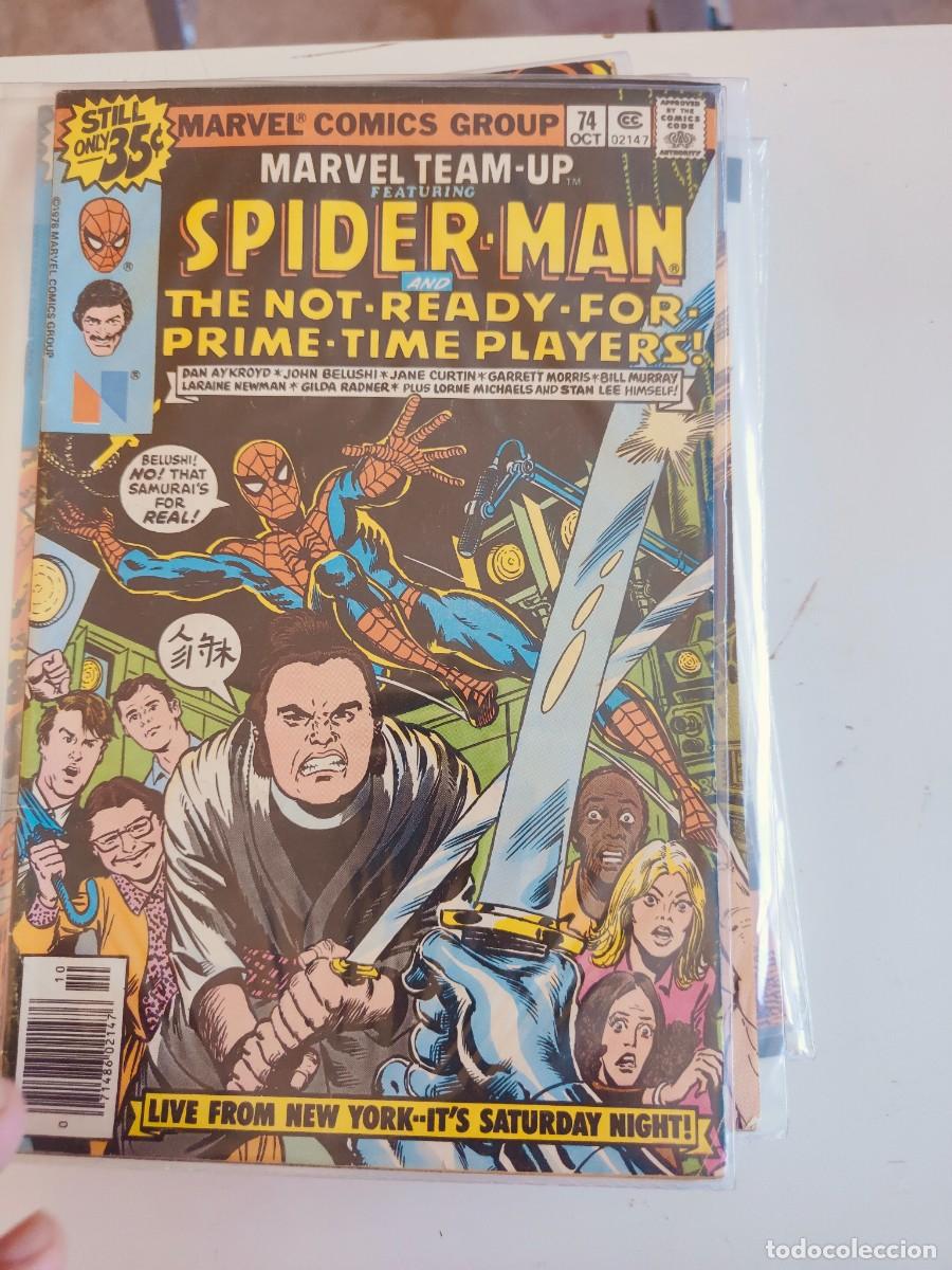 C&oacute;mics: Marvel Team Up 74 vol 1 Marvel Spider Man 1978 - Foto 1