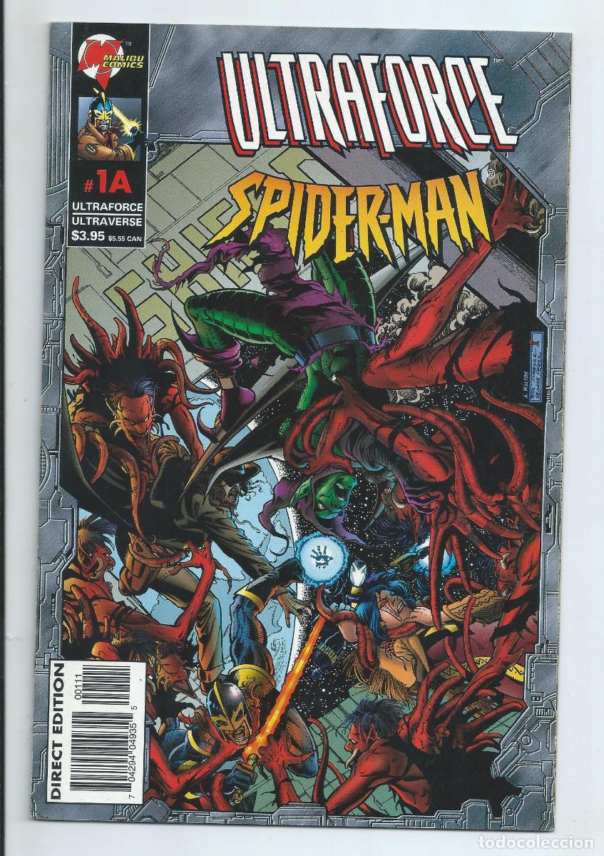 Comics : ULTRAFORCE SPIDERMAN Nº 1A (PORTADA VARIANTE) . MALIBU COMICS (ENERO 1996)