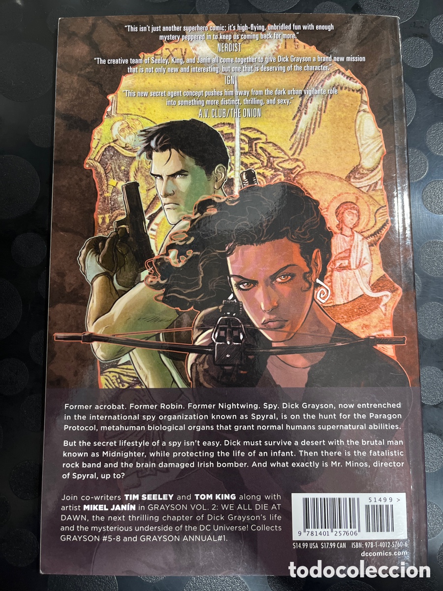 C&oacute;mics: GRAYSON VOLUME 2 WE ALL DIE AT DAWN DC COMICS ( 2016/2017 ) - Foto 2