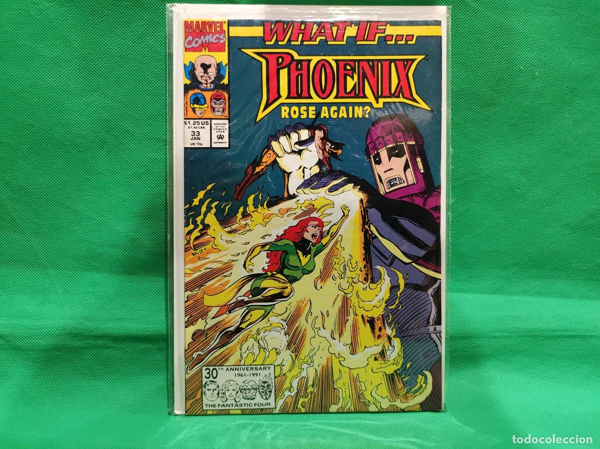 C&oacute;mics: WHAT IF... 33 - PHOENIX ROSE AGAIN? - MARVEL 1992 / FN - Foto 1