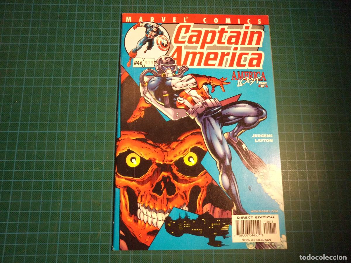 C&oacute;mics: Captain America. Vol 3. n&ordm; 46. Marvel. En ingles. - Foto 1