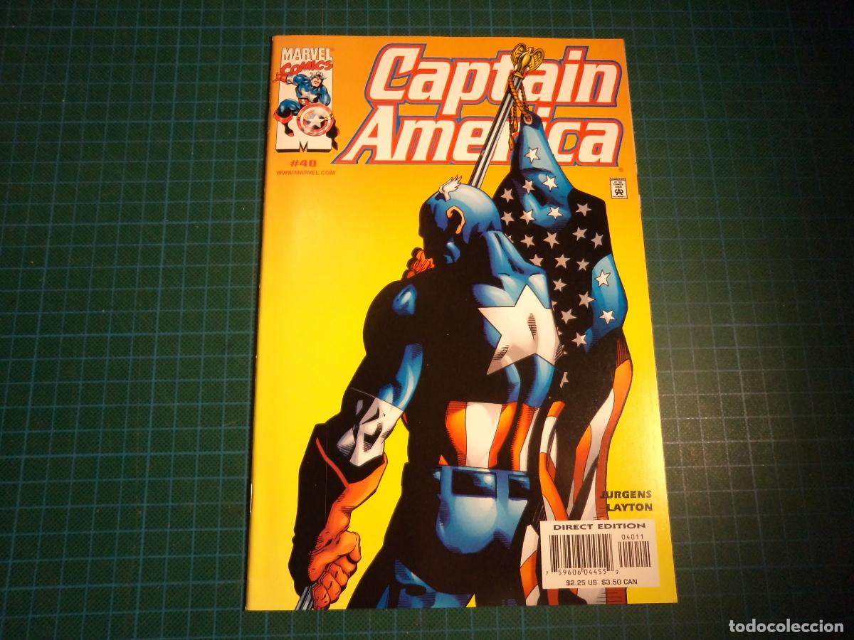 C&oacute;mics: Captain America. Vol 3. n&ordm; 40. Marvel. En ingles. - Foto 1