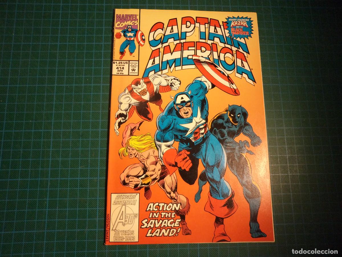 C&oacute;mics: Captain America. n&ordm; 414. Marvel. En ingles. - Foto 1