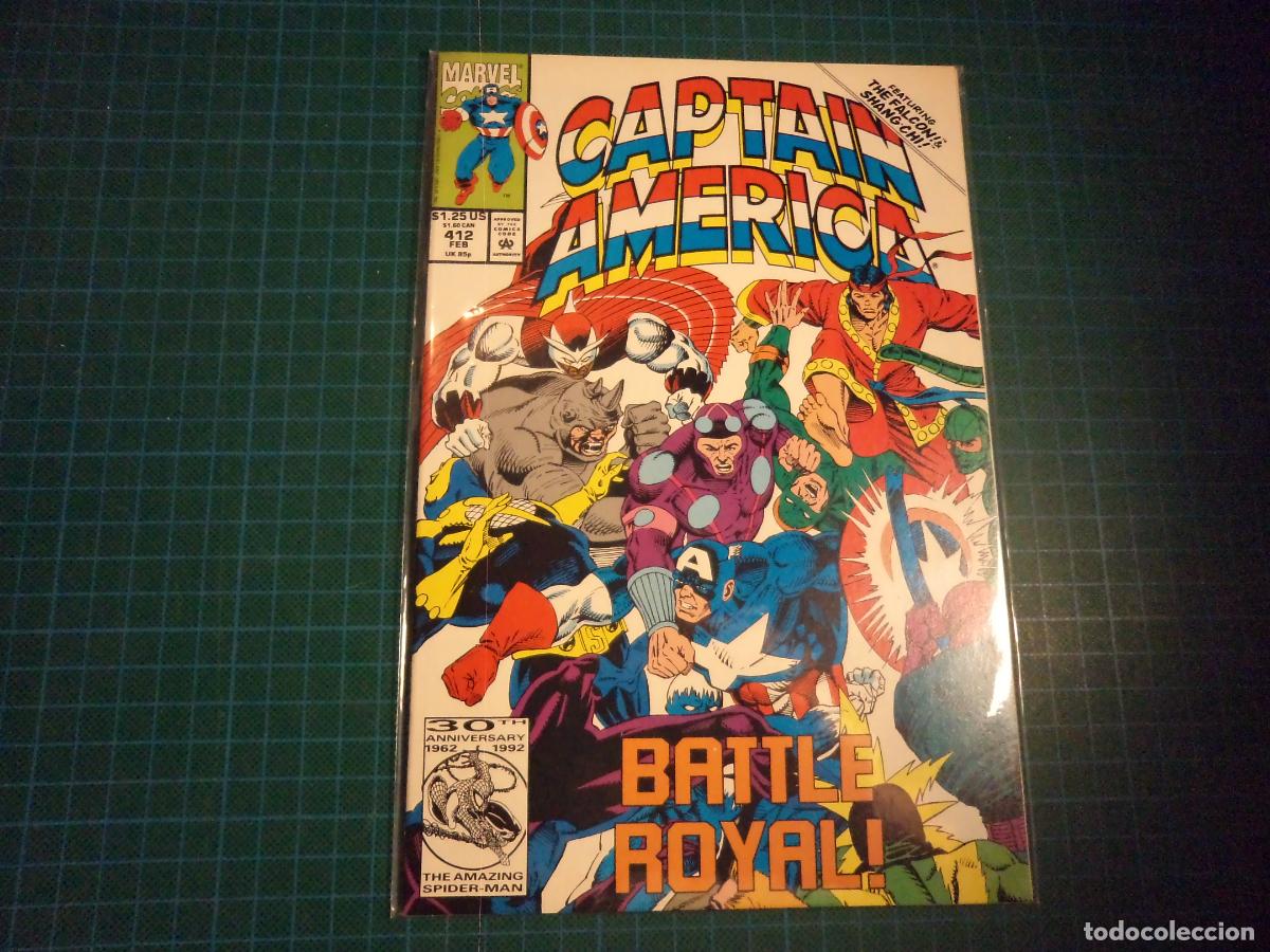 C&oacute;mics: Captain America. n&ordm; 412. Marvel. En ingles. - Foto 1