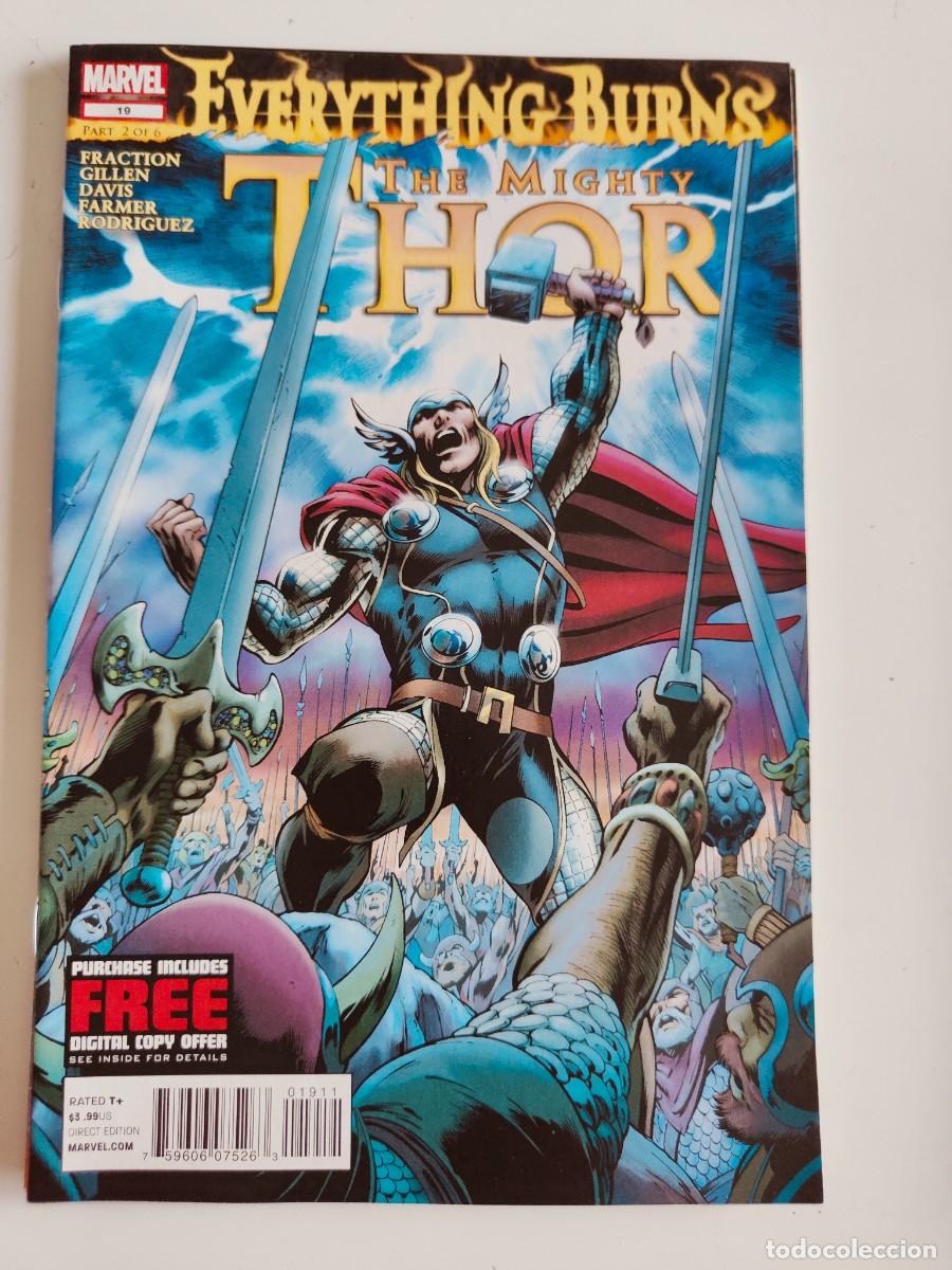 C&oacute;mics: The Mighty Thor 19 Marvel 2012 Everything Burns - Foto 1
