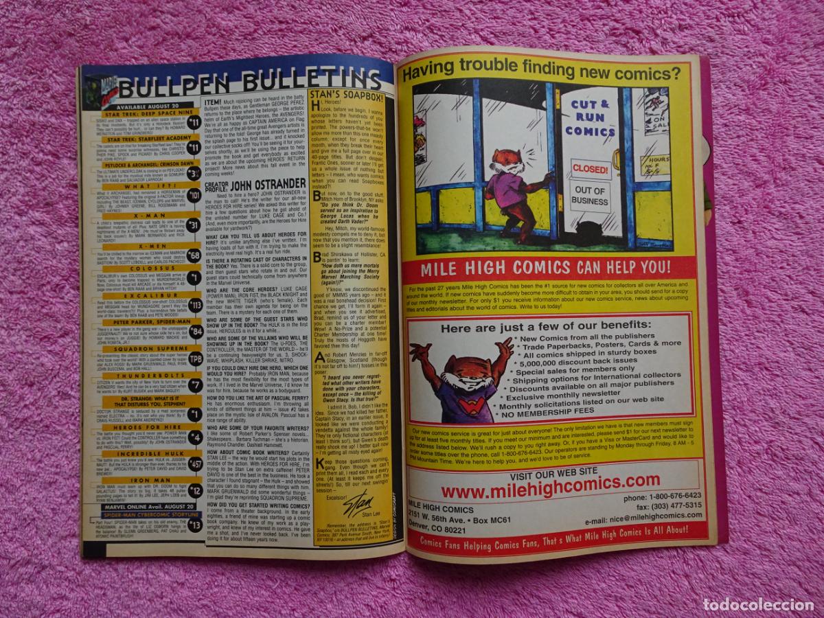 C&oacute;mics: x-factor 138 marvel comics 1997 vol 1 propaganda de cheetos en trasera - Foto 9