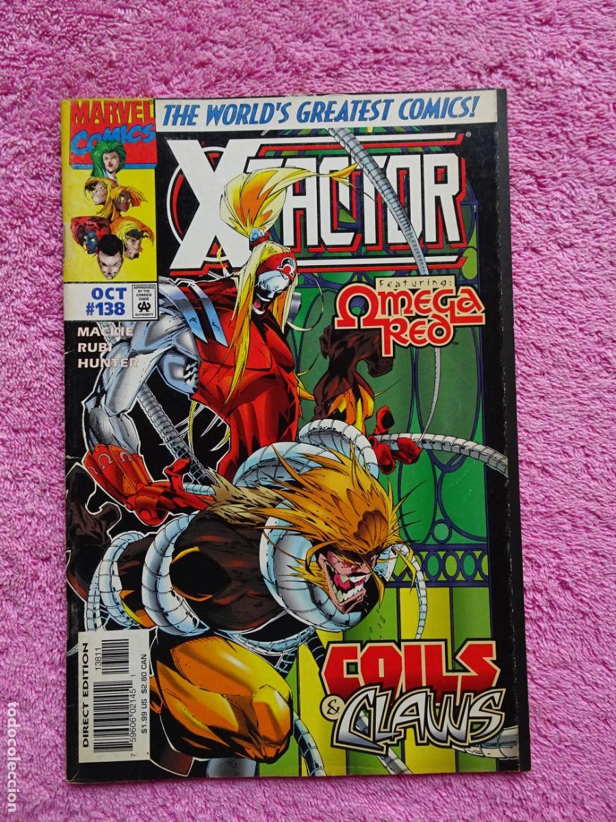 C&oacute;mics: x-factor 138 marvel comics 1997 vol 1 propaganda de cheetos en trasera - Foto 1