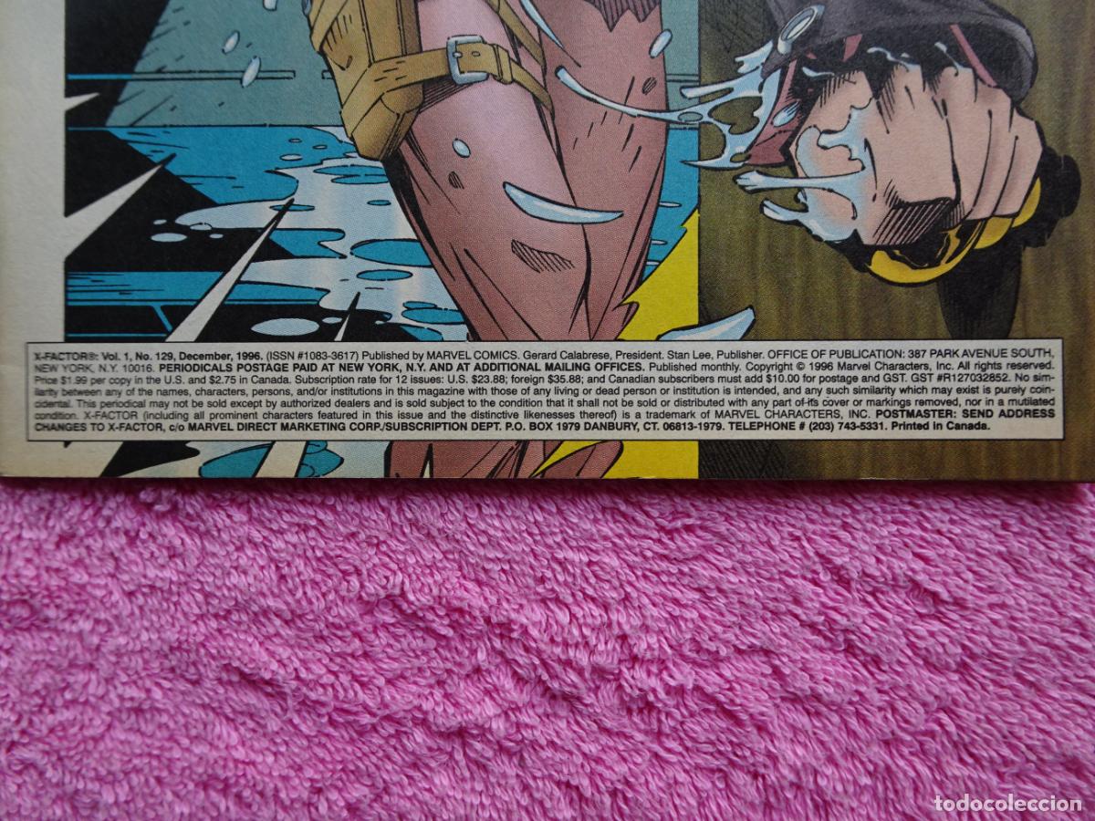 C&oacute;mics: x-factor 129 sanctuary published marvel comics 1996 vol 1 proganda millennium - Foto 3
