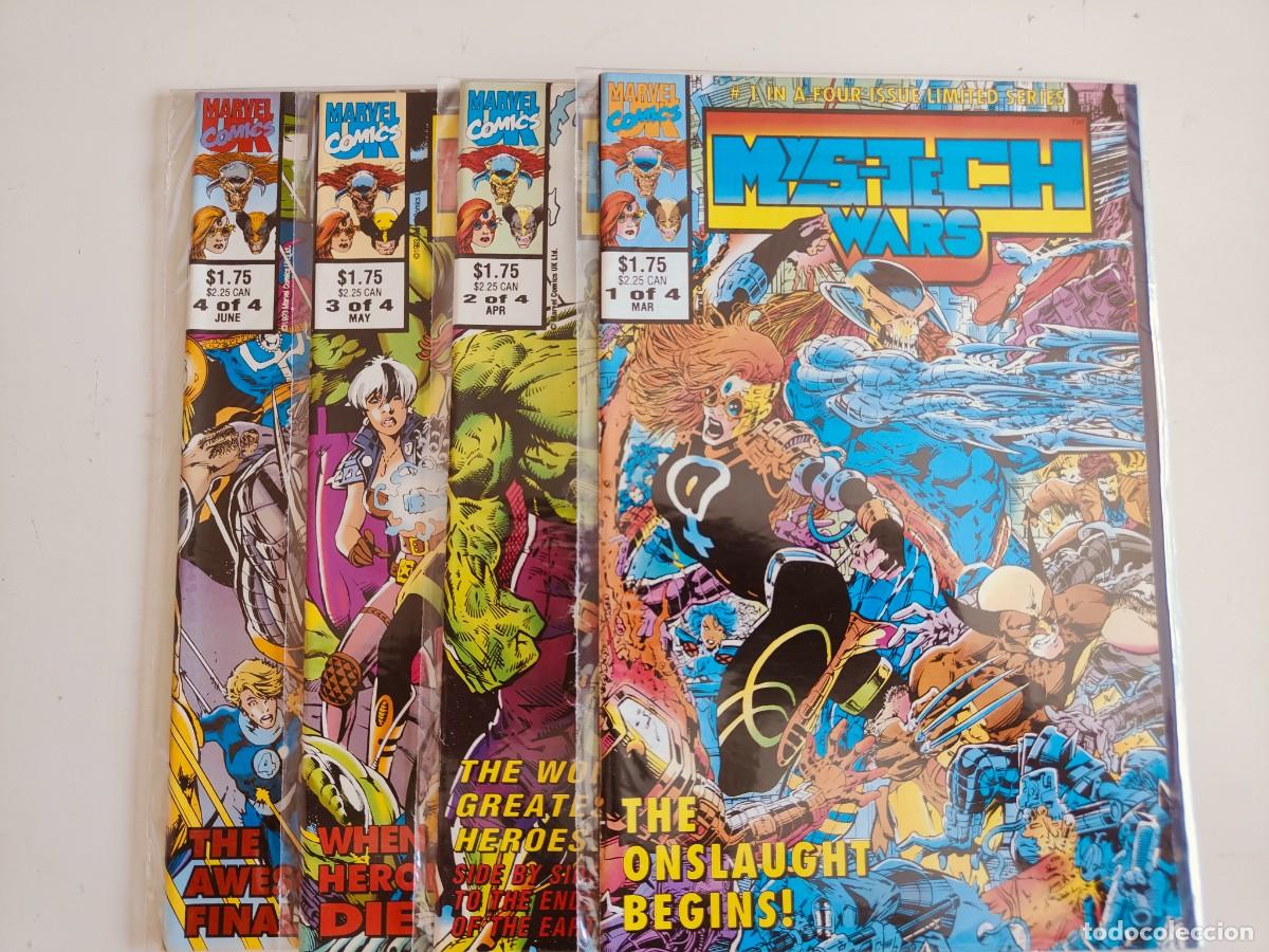C&oacute;mics: Mys - Tech Wars Complete 1 2 3 4 Marvel 1993 - Foto 1