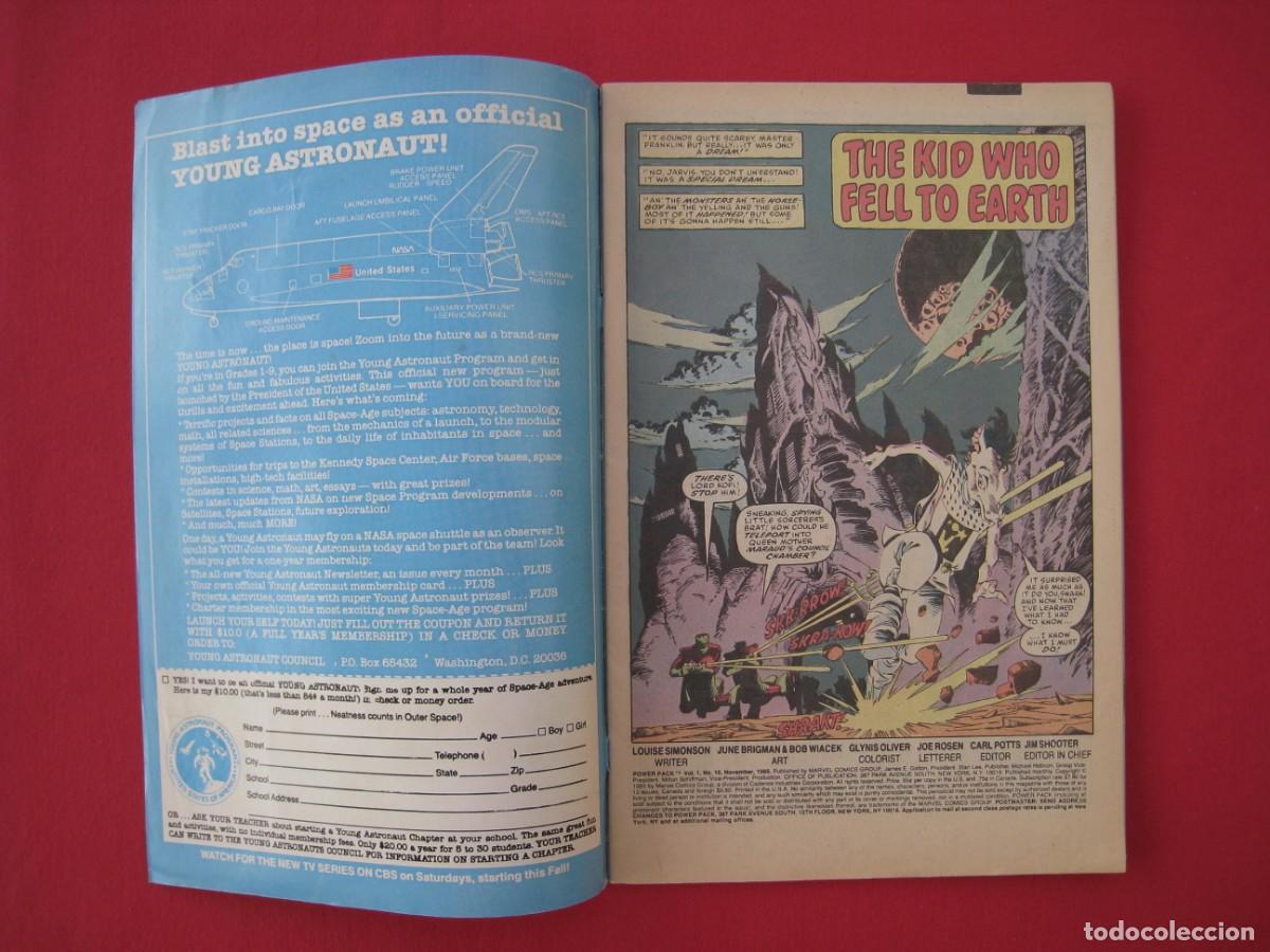 C&oacute;mics: POWER PACK - VOL. 1 - N&ordm; 16 - MARVEL COMICS - EN INGLES. - Foto 6