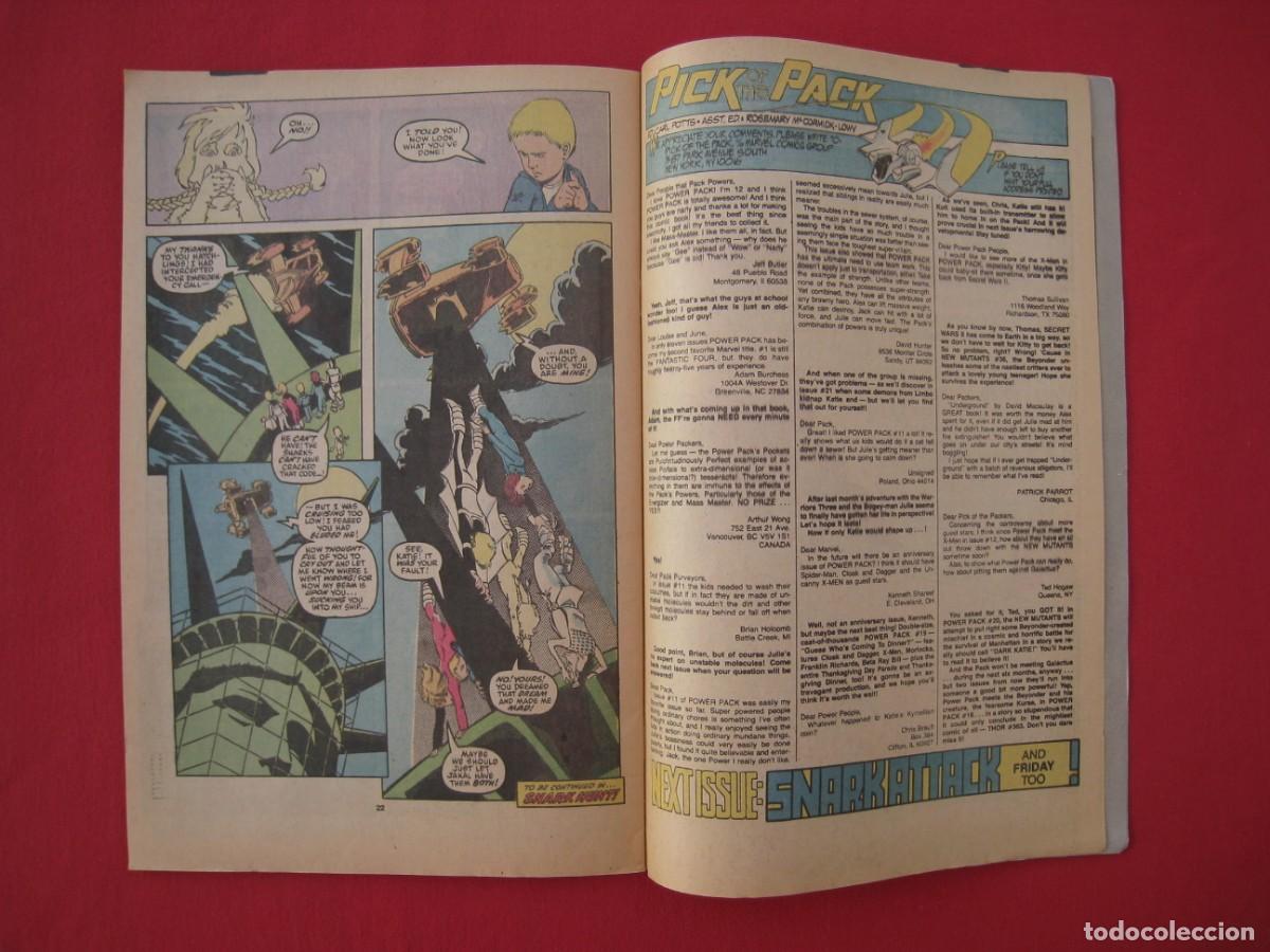 C&oacute;mics: POWER PACK - VOL. 1 - N&ordm; 16 - MARVEL COMICS - EN INGLES. - Foto 13