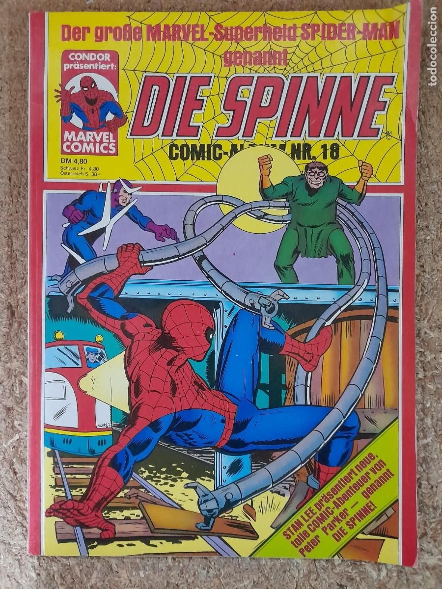 C&oacute;mics: Die Spinne Comic-Album NR.18 Marvel.Condor (aleman) - Foto 1